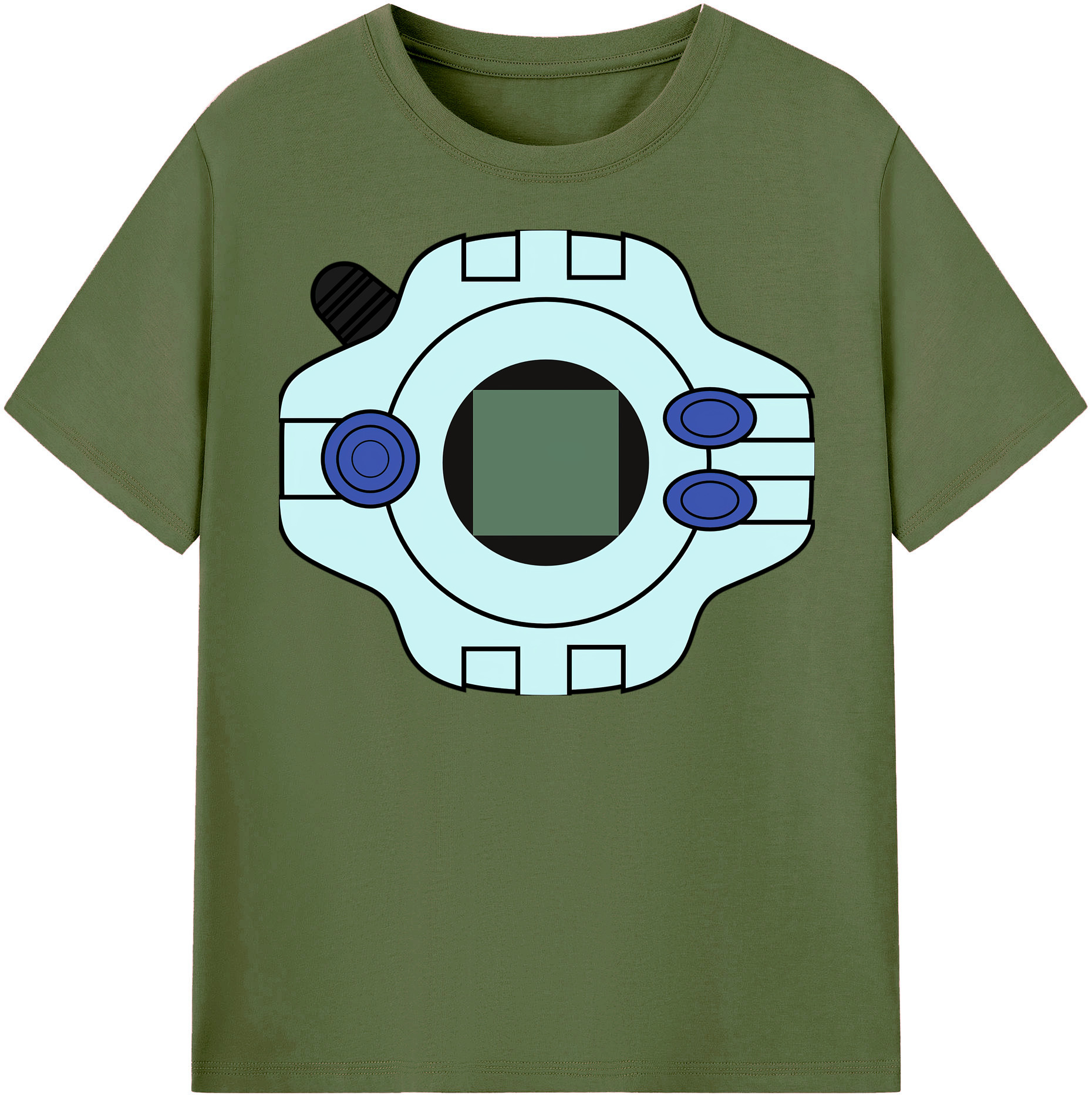 （画像用） Digimon デジタルモンスター/デジモン 綿100％半袖Tシャツ（フロントプリント）